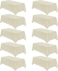VidaFete Tablecloth 10 Pack 90 x 132in Rectangular Table Cloth
