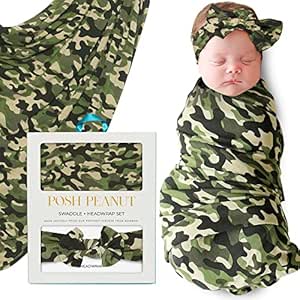 Posh Peanut Baby Swaddle Blanket Set for Newborns and Infants