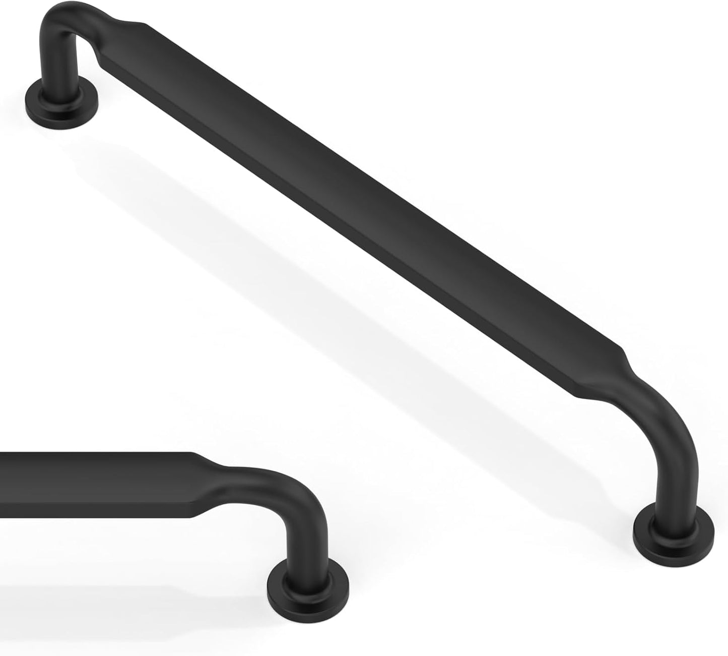 10 Pack Matte Black Cabinet Pulls for Stylish Kitchen Upgrade