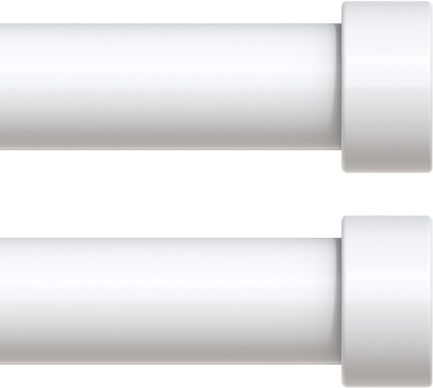 Heavy Duty Curtain Rods for Windows 28 to 48 Inch, Modern Design