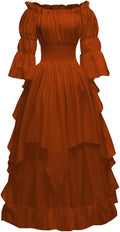 Women's Gothic Witch Dress Medieval Renaissance Costume - Flowing