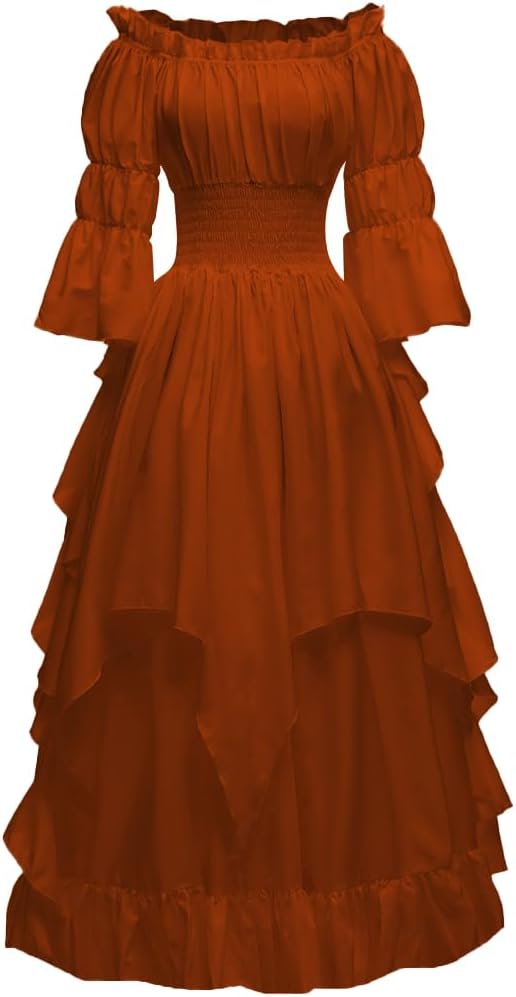 Gothic Witch Dress for Women - Medieval Renaissance Costume