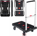 Folding Hand Truck 330 Lbs Heavy Duty Luggage Cart - Compact Utility