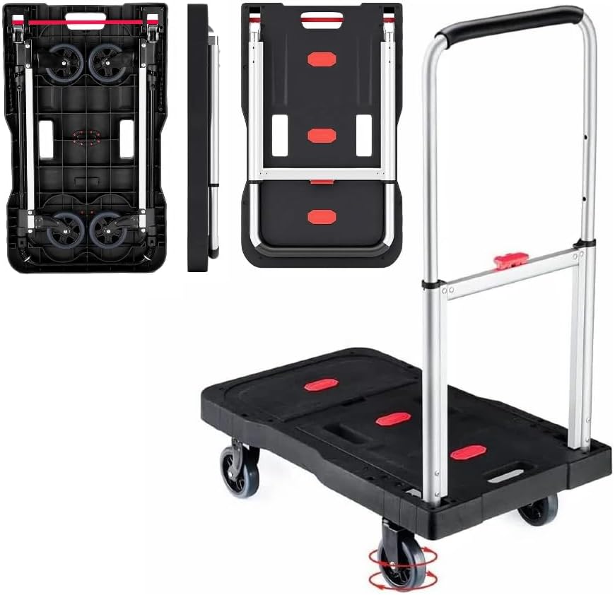 Folding Hand Truck for Heavy Duty Luggage and Moving Needs