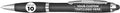 Custom Plastic Stylus Pens Set of 10 - Personalized Bulk Pack, Black