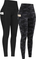 High Waist Yoga Pants with Pockets - Tummy Control Leggings Activewear