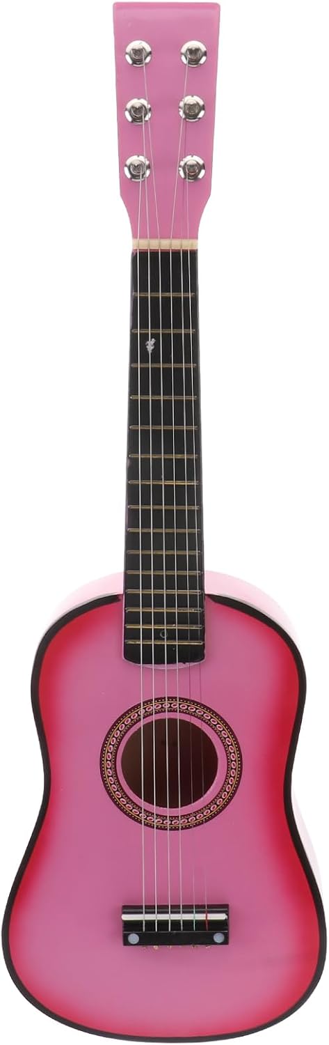 Kisangel 23 Acoustic Guitar for Kids - Beginner Friendly-Pink