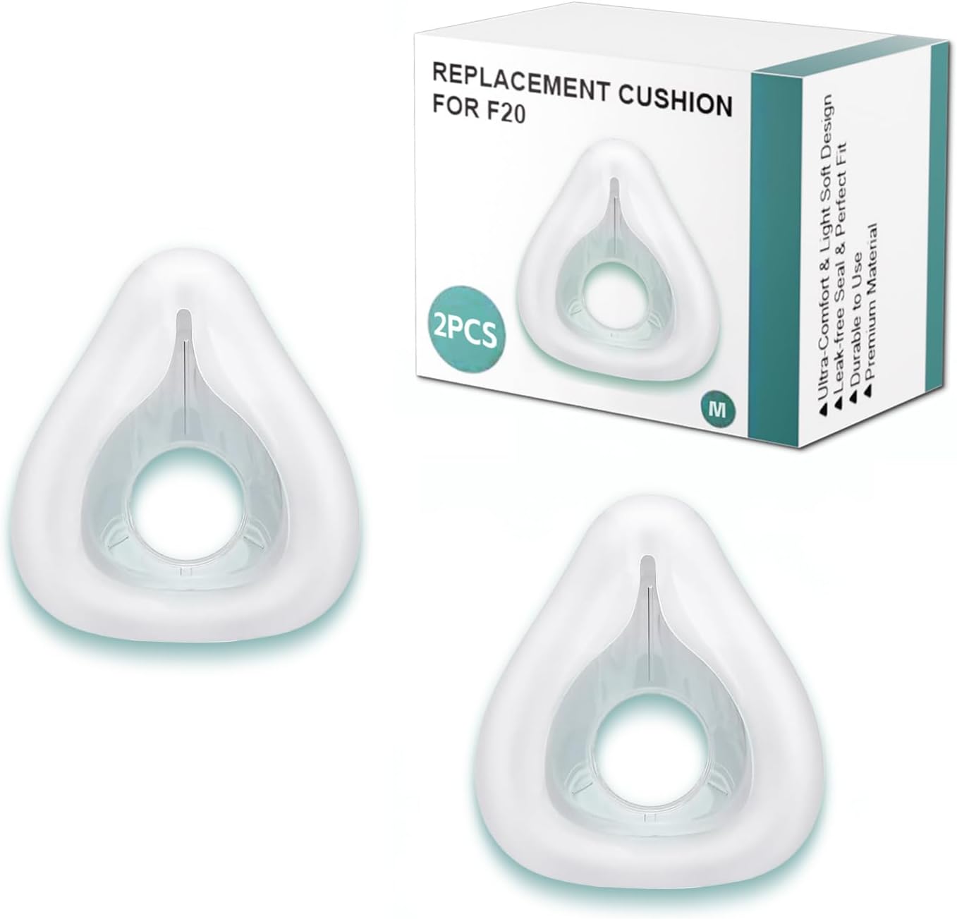 Replacement Cushion for AirFit F20 Medium CPAP Mask - 2 Packs