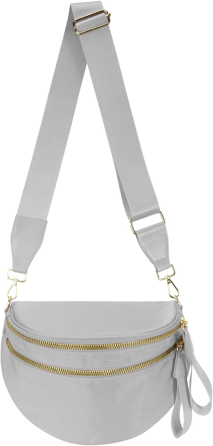 Pure Colour Crossbody Bag: Stylish and Spacious Bum Bag
