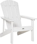 Outsunny Adirondack Chair HDPE Fire Pit Chair - Weather Resistant