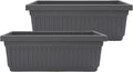 Venetian Window Planter Box - Long 24in Rectangular Window Box