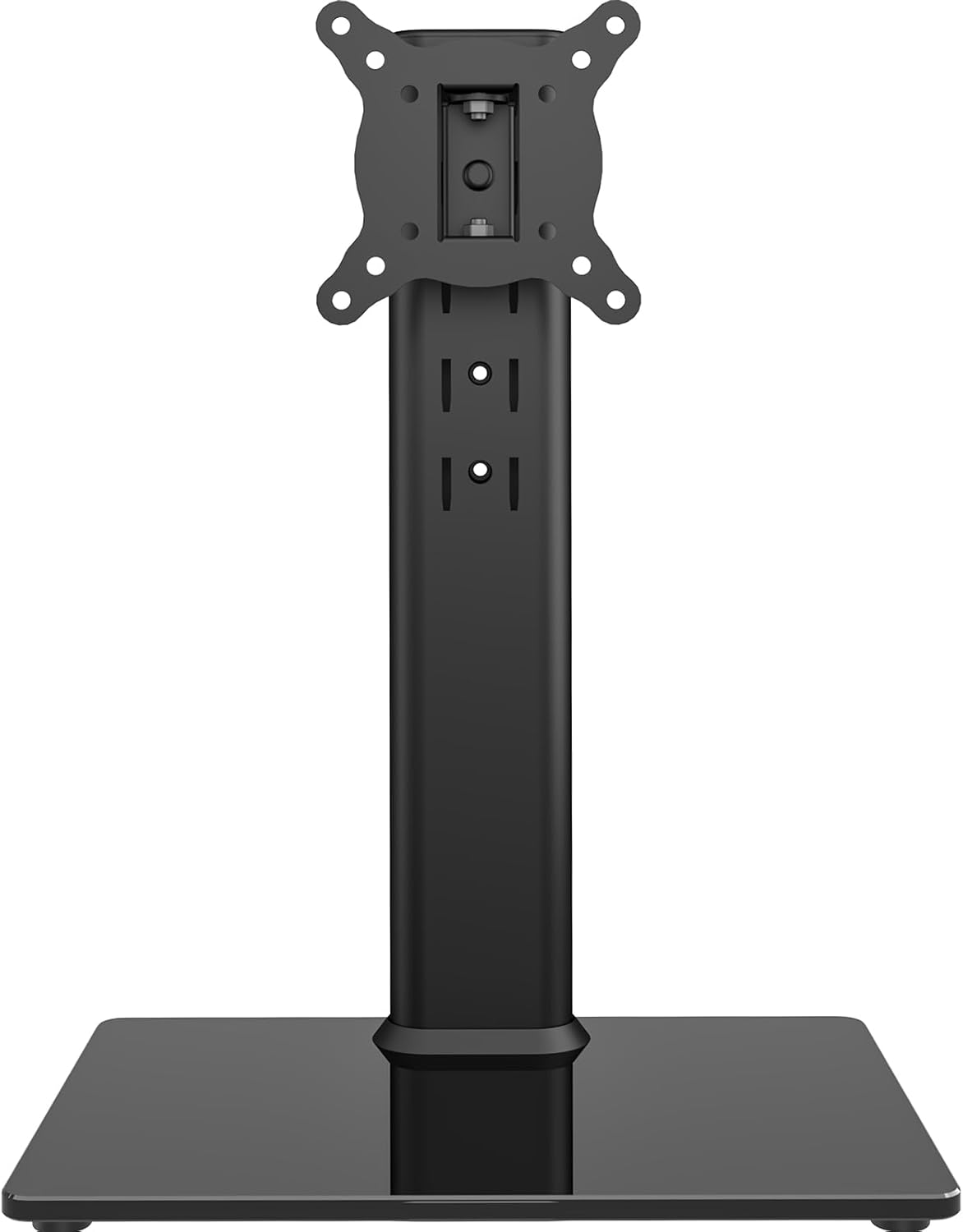 Hemudu Universal Swivel TV Stand: 100 Degree Swivel, Height Adjustable, Heavy-Duty, Holds up to 77lbs!