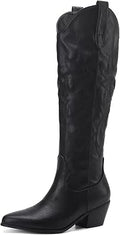 CIERWS Women's Embroidered Western Cowgirl Boots for Style