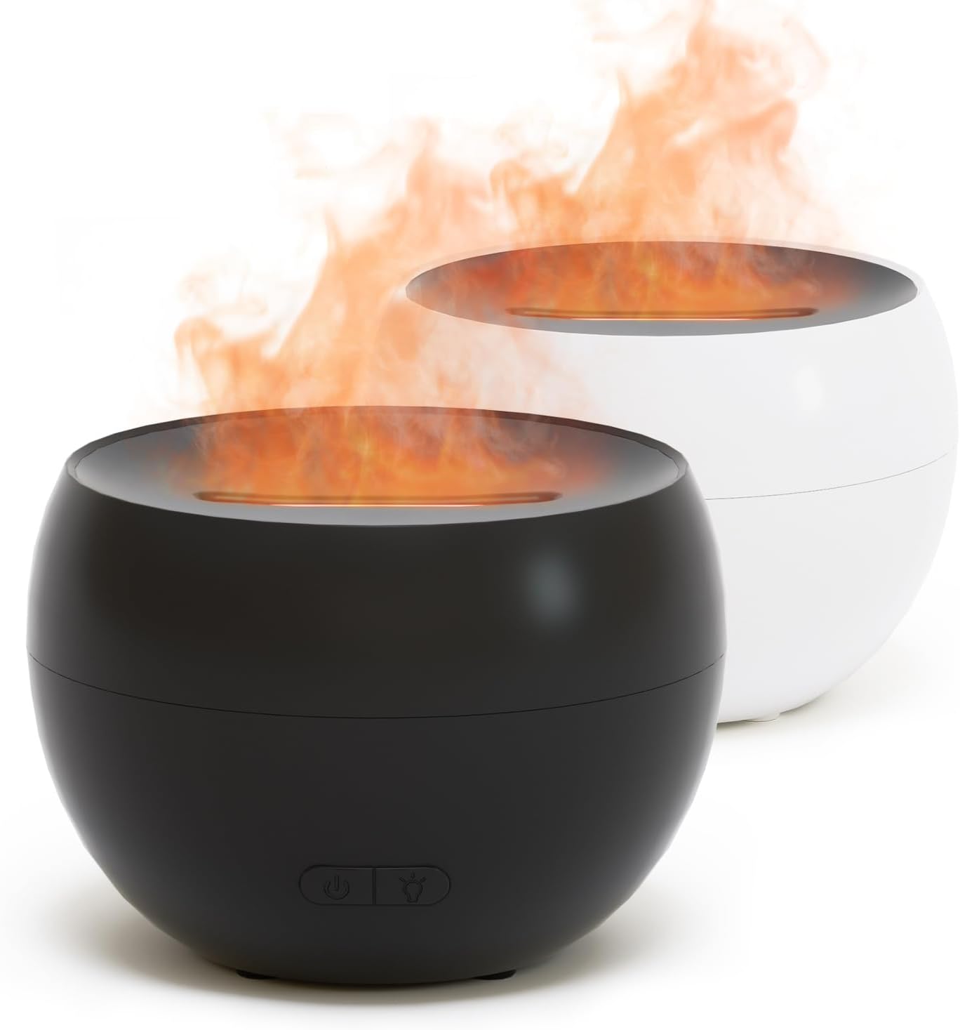 Flame Essential Oil Diffusers for Home - 2 Pack by SALKING