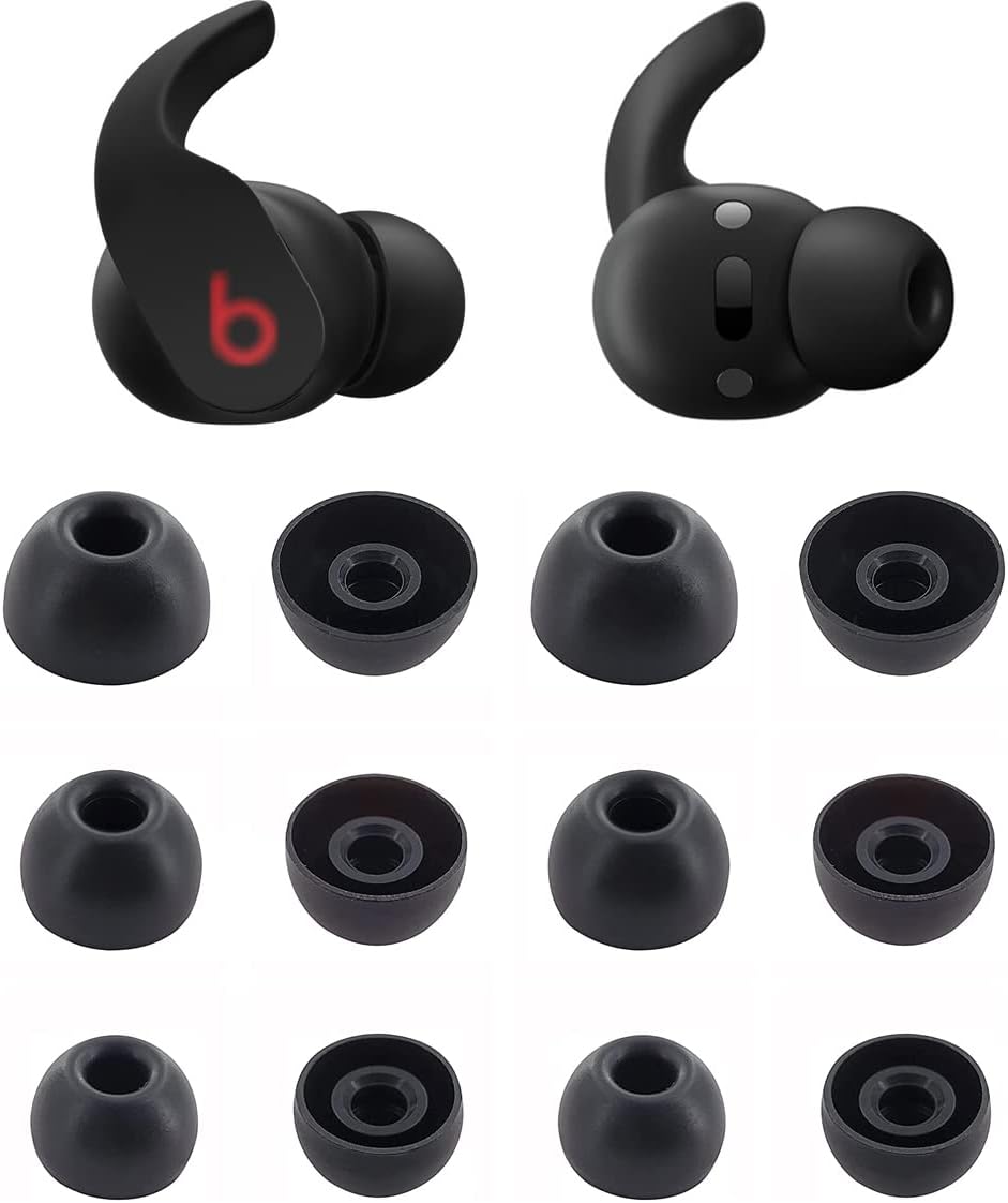 ALXCD Soft Silicon Ear Tips 6 Pairs, S/M/L Sizes - Enhanced Comfort