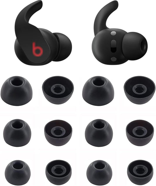ALXCD Soft Silicon Ear Tips 6 Pairs, S/M/L Sizes - Enhanced Comfort