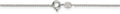 .925 Sterling Silver Octagonal Box Chain Necklace - Polished 26in