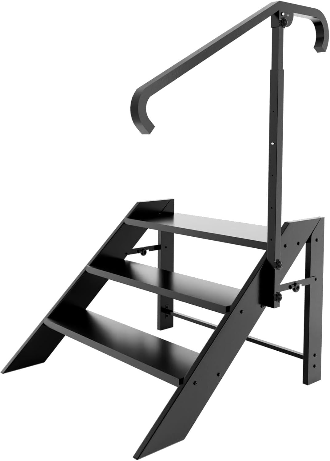RV Step Stool Foldable 3 Step Ladder for Heavy Duty Use