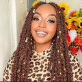 Butterfly Locs Crochet Hair 18 in Distressed Locs - Natural Look