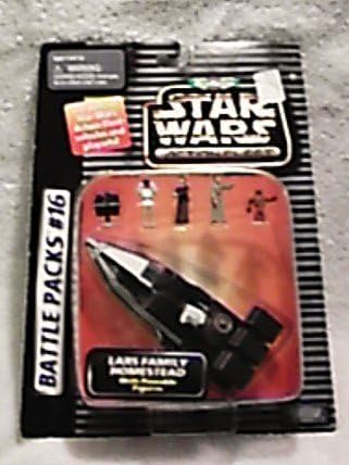 Vintage Micro Machines Star Wars Battle Pack #16 - Lars Family Homestead Set - Rare 1997 Galoob Toy