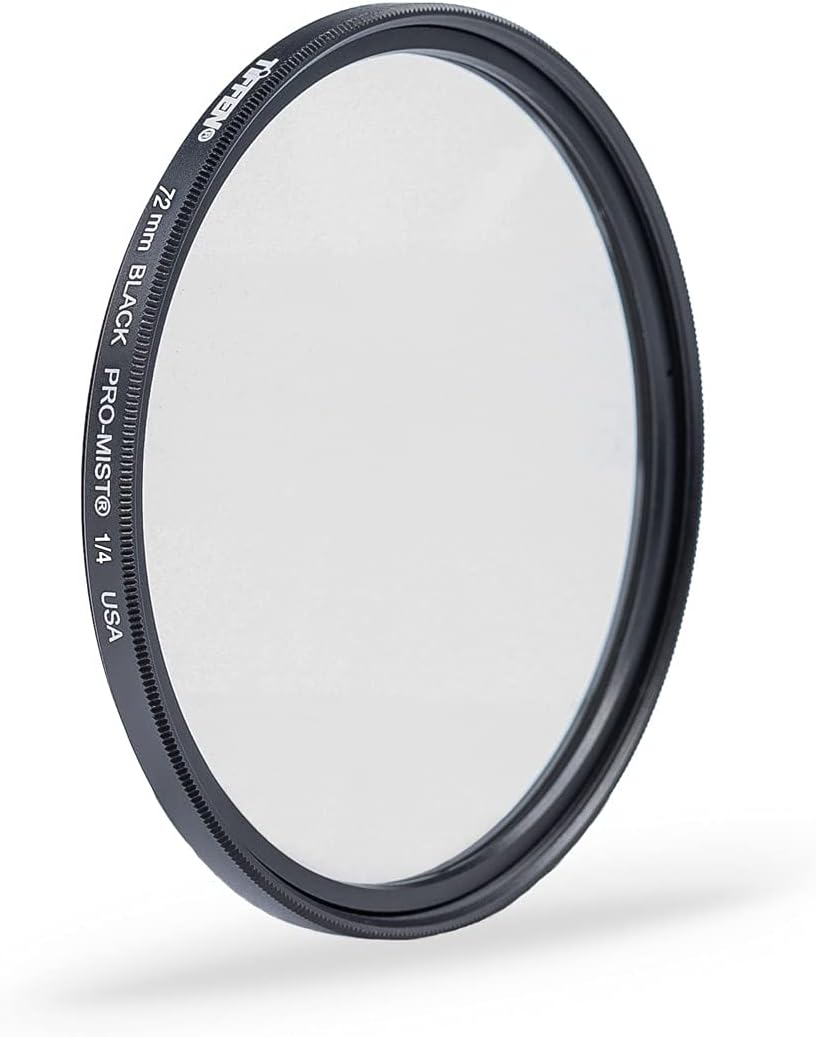 Tiffen 72mm Black Pro-Mist 1/4 Filter for Cinematic Effects
