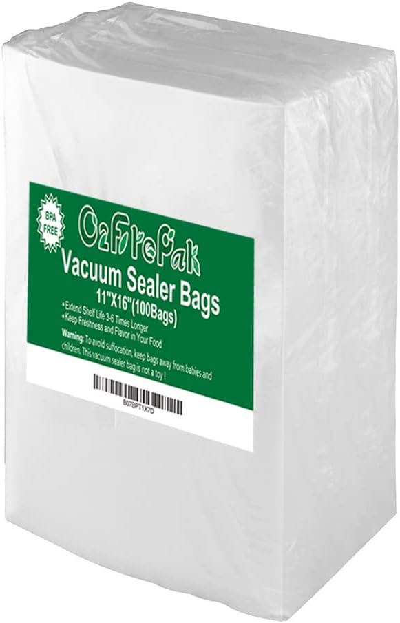100 Gallon Vacuum Sealer Bags: BPA Free, Puncture-Proof