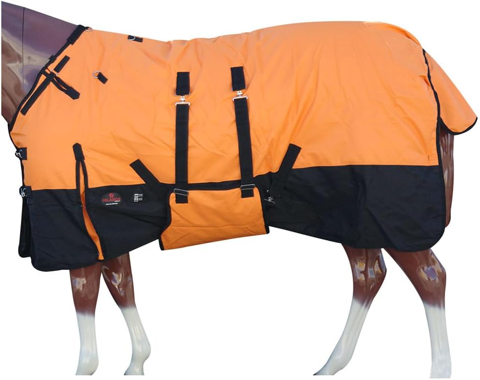 HILASON 1200D Winter Waterproof Poly Horse Blanket for Comfort