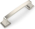 Amerdeco 30 Pack Brushed Satin Nickel Cabinet Pulls - Durable Kitchen