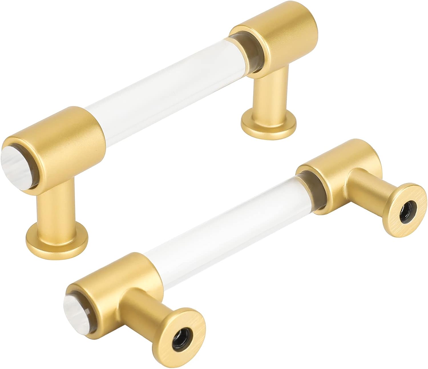 Stylish 25 Pack 3 Inch Brushed Brass Cabinet Pulls for Home