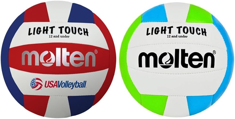 Molten Light Touch Volleyball for Young Players - Soft & Durable