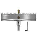 6-1/2ft TCT Hole Saws for Hard Metal - Heavy Duty 165mm Cutters