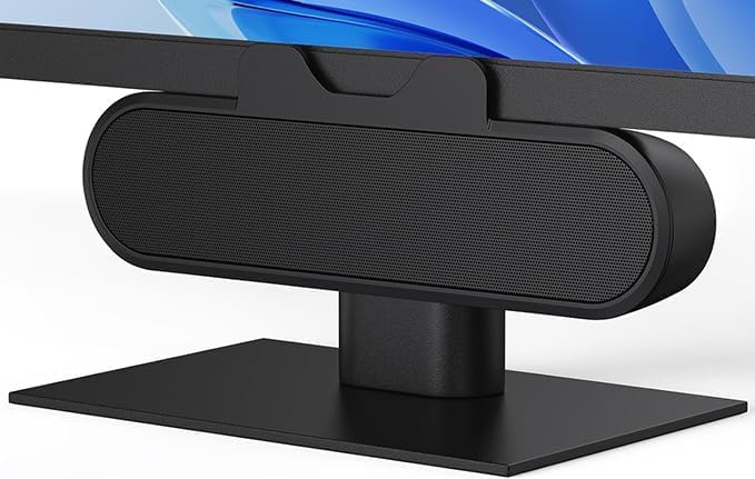 Plyee Audio USB Speaker - Clamps to Monitor, 10W Sound