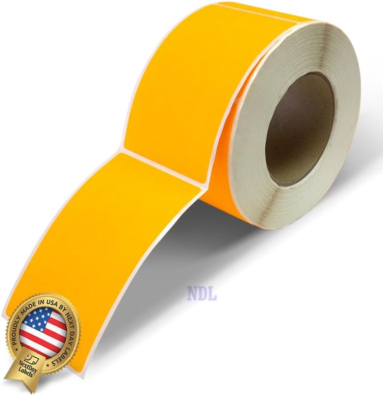 NextDayLabels 500 Rectangle Stickers for Color Coding