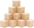 4 in Large Wood Cubes Pack of 10 - Smooth 4in Square Wood Blocks