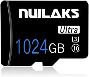1TB Micro SD Card with Adapter for Fast Speed Storage Needs