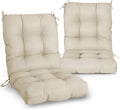 EAGLE PEAK Tufted Outdoor/Indoor Seat Back Cushions, Set of 2