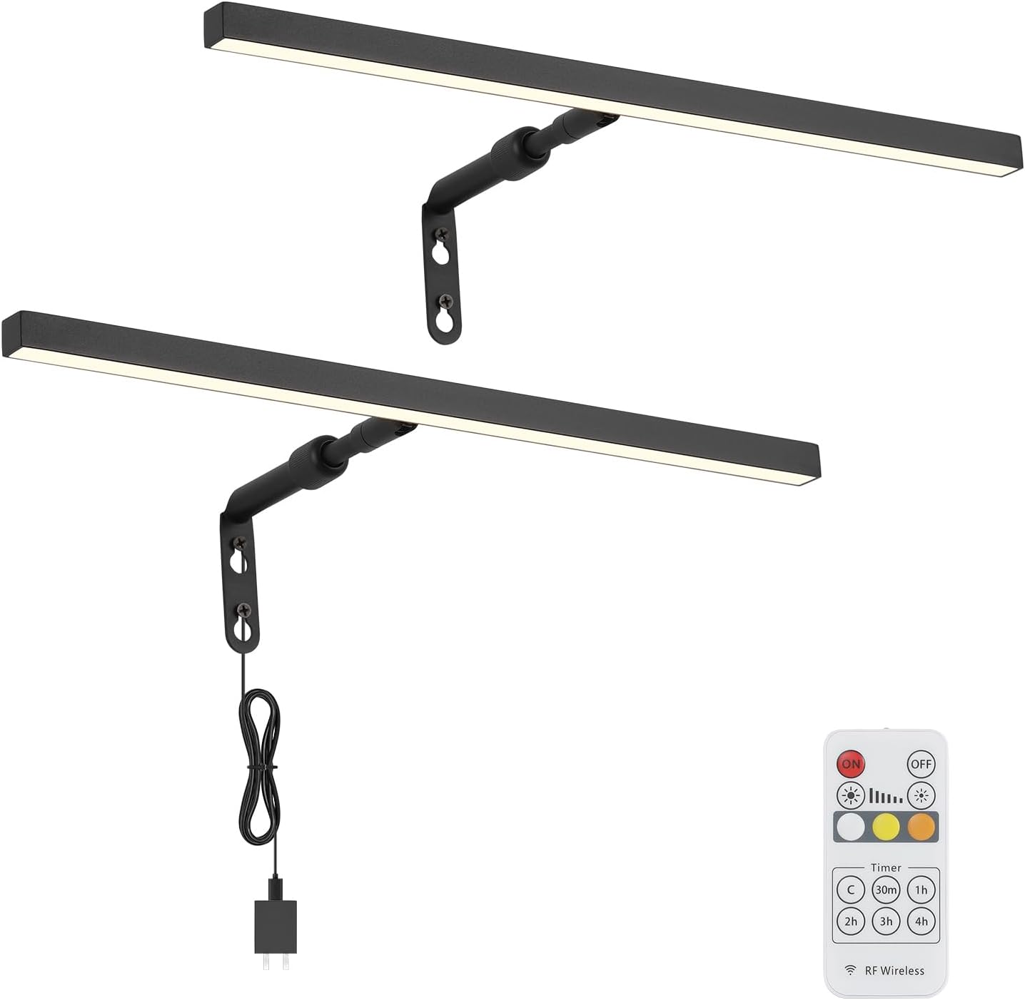 Pasoar 2 Pack Picture Lights for Paintings Plug in
