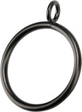 Drapery Curtain Ring with Eyelet for 0.8~1.2-in Rods - Set of 46