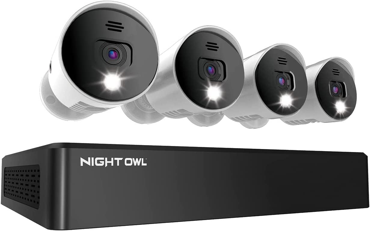 Night Owl Wireless Video Security System with 4K Spotlight Cameras