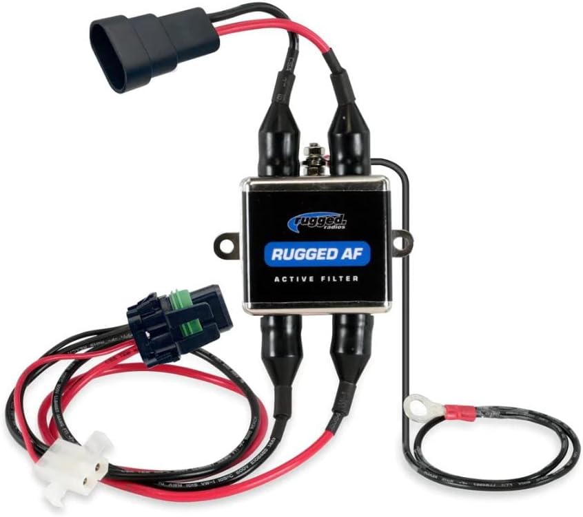 Rugged Active Noise Filter for Two Way Mobile Radios - Waterproof
