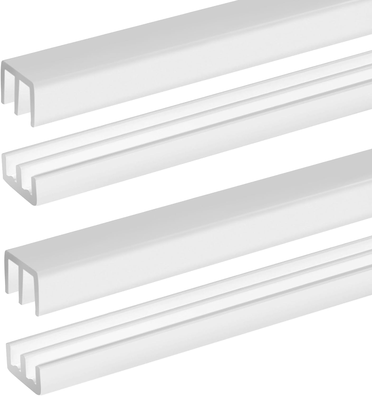 Plastic Sliding Door Track Set for Easy Installation and Use