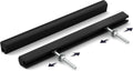 Adjustable Drawer Pulls 10 Pack Black 2 to 8 in Hole Distance