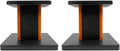 Rockville Pair RHT8C 8ft Desktop Speaker Stands - Resonance-Free Wood