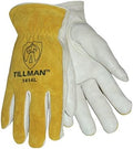 Tillman 1414 Top Grain/Split Cowhide Drivers Gloves - 4 Pair Pack