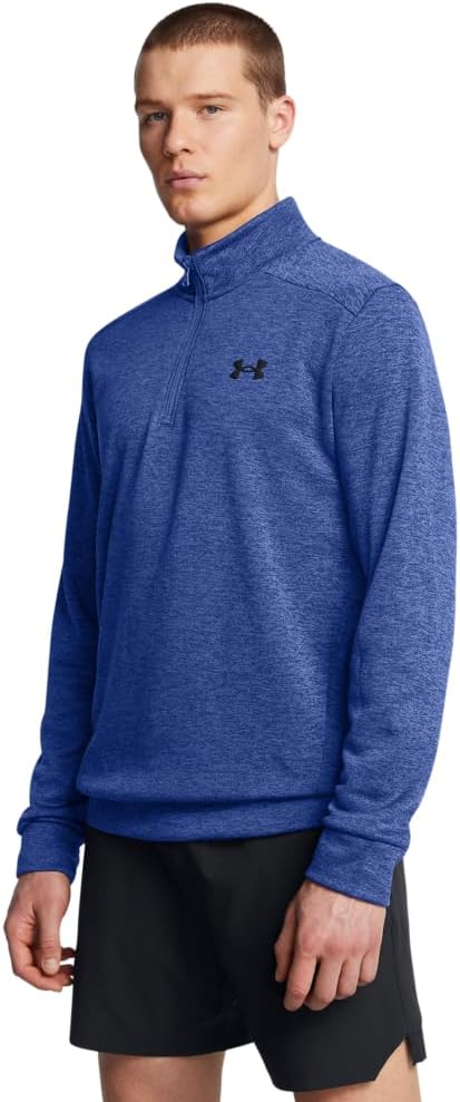 Under Armour mens Armour Fleece Twist Quarter Zip for Comfort