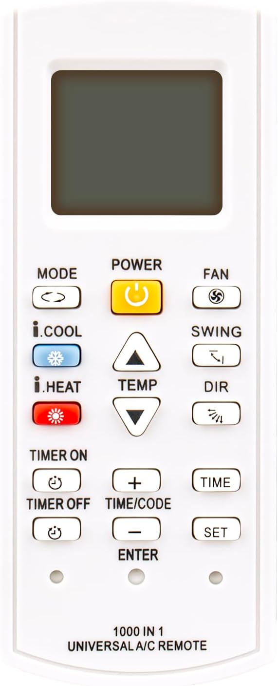 Universal AC Remote: Control Multiple Brands with Ease!