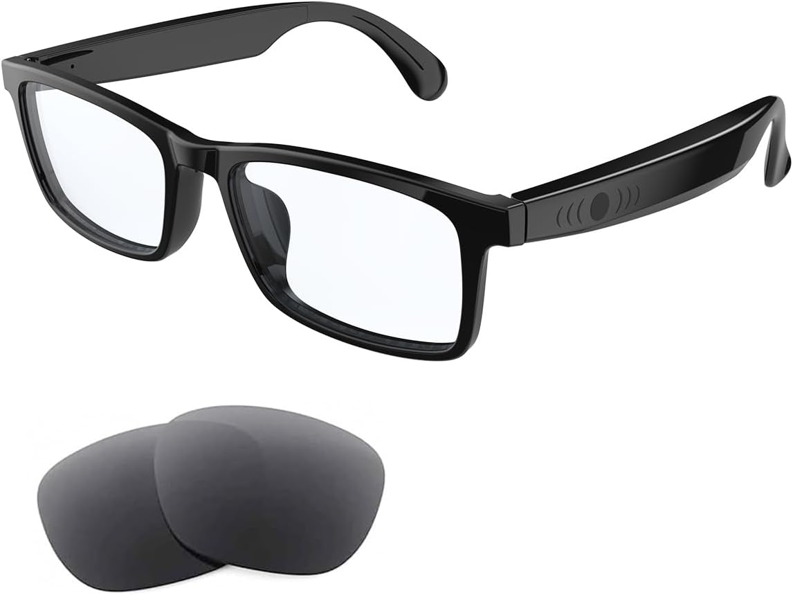 Enzemit Smart Glasses: Open Ear Music Sunglasses