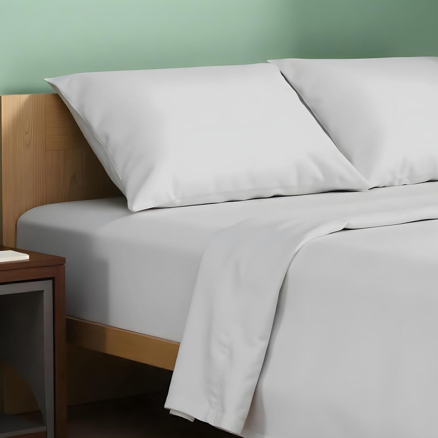 Organic Cotton Sheets King Size Set - Soft & Cooling Bedding