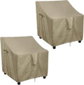 Outdoor Waterproof Chair Cover 2-Pack - UV-Resistant, Windproof