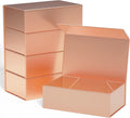 Gift Boxes 12in x 6in x 4in with Magnetic Closure Lid - Rose Gold 5PCS